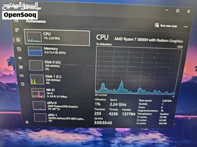Lenovo IdeaPad Gaming 3 Ryzen 7 5800H RTX 3060 16GB RAM 1.5TB SSD 290 OMR 4