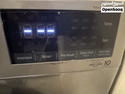 Washing Machine LG 9kg. Front Load Washer AI DD Steam ThinQ غسالة إل جي 9كج 4