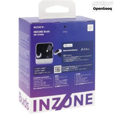 Sony inzone earbuds noise cancellation 12h+the case 24h and for pc ps5 2