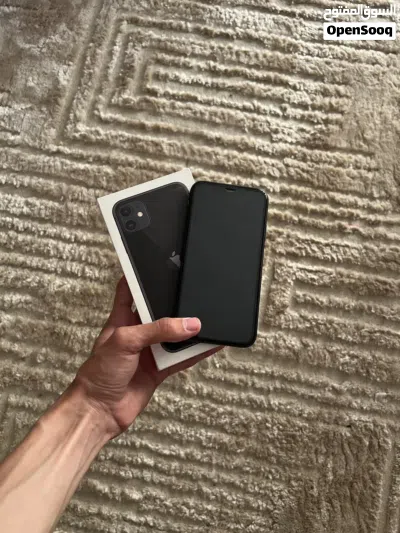 Iphone 11 مش مفتوح بطاريه: 75 مساحه: 64 معاه العلبه بتاعته مفهوش اي عيوب نهائي 2