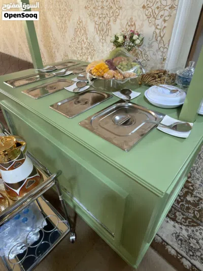 طاولة بوفيه متنقله 2
