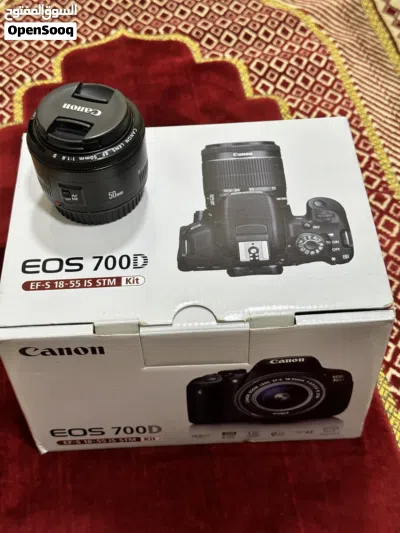 للبيع كامرة كانون 700D بحالة الوكالة 3