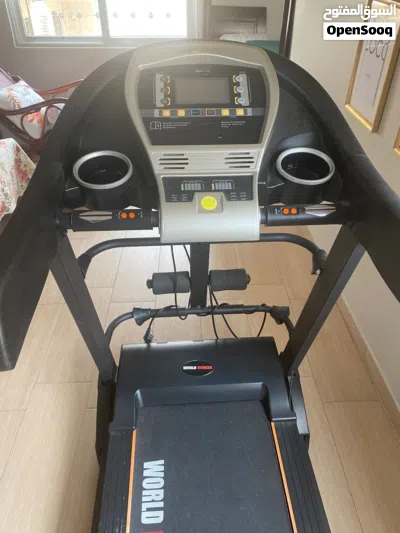تريدميل مشاية كهربائية World Fitness شبه جديدة بحالة ممتازة 2