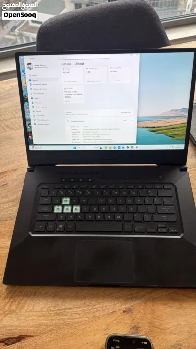 Laptop asus tuff قيمنق 3