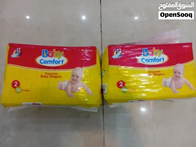 Baby Comfort Disposable Diapers Size 2 (3–6 kg) – 18 Pieces – New 2