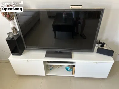طقم طاولات زان بالكامل مع سطح زجاجي للبيع 3