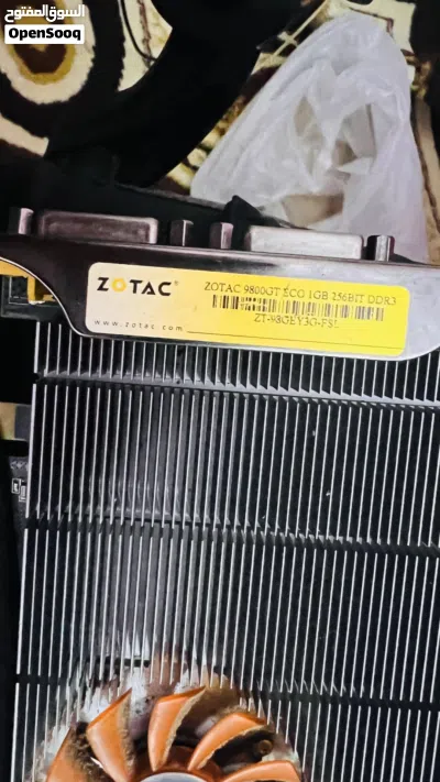 ZOTAC 9800GT ECO 1GB 256BIT DDR3 للبيع السعر 50 قابل للتفاوض بل معقول 3