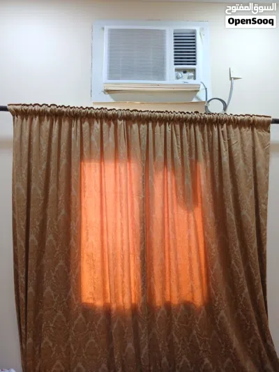 Two big size pair of curtains very good quality Just wash from the laundry 8 BD pickup juffair W 2