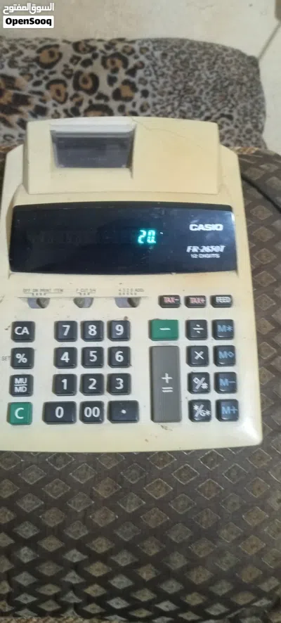 آلة حاسبة طابعة Casio FR-2650T 12 خانة + شاشة كبيرة 2