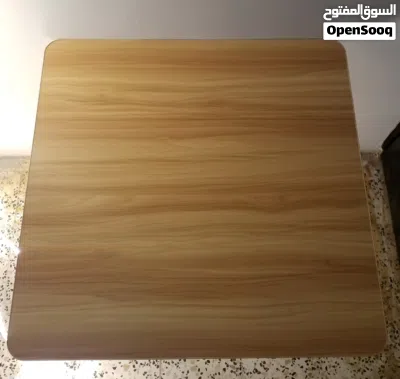 Portable Wood-Grain Folding Table (70x70cm) – Space-Saving 3