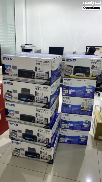 Epson L8050 Ecotank 6-Colour A4 Photo Printer Wifi Connected, With Smart App Connectivity, 4