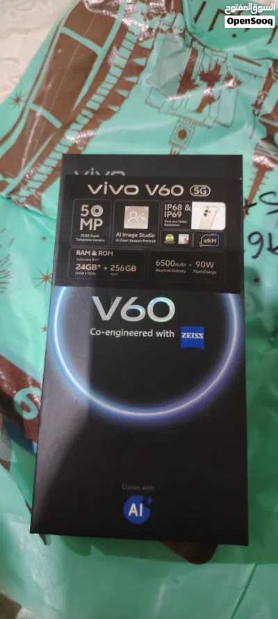 good condition vivo v60 5g 24+256gb good condition box charger cable available 3