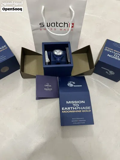 Omega x Swatch moonshine watchNew/ساعه اوميغا سواتش جديدة 4