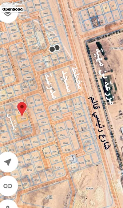 للبيع ارضين شبك في ثمريت بمساحة 1800 متر تصلح لعمل استراحة بالقرب من خط ثمريت صلالة 3