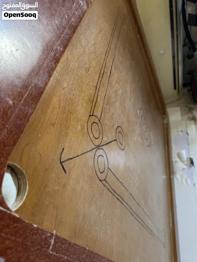 Used carom board size 48X48 (out of border) 2