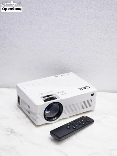 QKK MINI PROJECTOR WITH WIFI HDMI VGA USB FREE DELIVERY OMAN ALKHUWAIR LOCATION 2