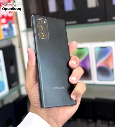 أقوى عرض : Samsung note 20 5G 256gb هواتف بحالة الوكالة بدون شوخ أو مشاكل بحالة الوكالة م الضمان 2