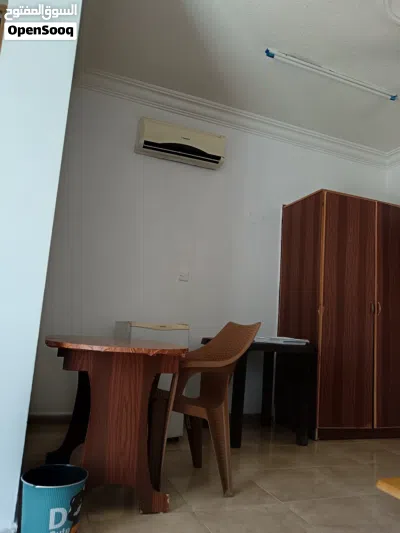 استديو مفروش للايجار الشهري عبارة غرفة نوم واحدة مع مطبخ وحمام وبلكونه في اجمل مواقع العقبة للموظفين 3