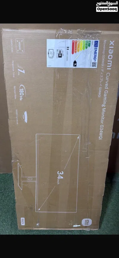 شاشه جديده تم تشغيلها للعرض فقط معها ضمان لمدة شهر من وقت شراء 1ms 180Hz سعر سفقه 2