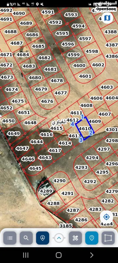 قطعة ارض سكنية من إسكان رئاسة الوزراء محافظة الزرقاء مقابل مدينة الشرق 3