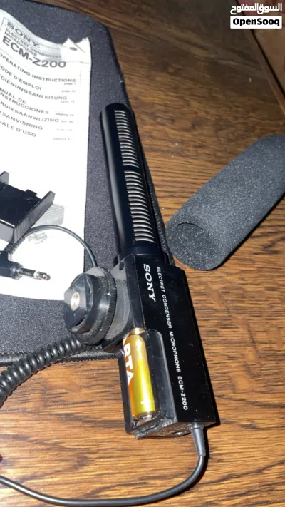 للبيع مايكروفون Sony ECM-Z200 شوتغن كوندنسر أصلي صناعة يابانية، بحالة ممتازة 3