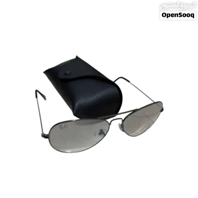 Authentic Ray-Ban Aviator Mirror Sunglasses Glass Lenses 58-14 w/ Original Case 2