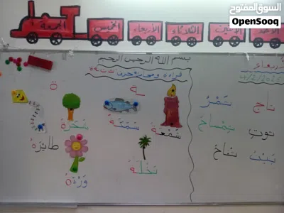 معلمة تأسيس وتدريس من الصف الاول الى الصف السادس في بيت الطالب 3