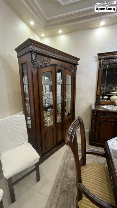 غرفة سفرة ..طاولة طعام + انتريه+فضية 2