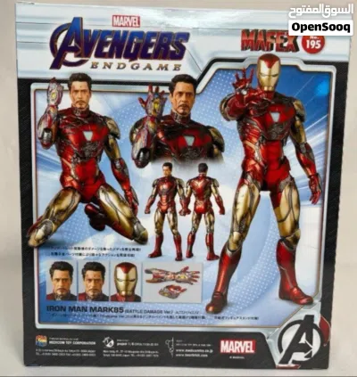 IN STOCK Avengers: Endgame MAFEX No.195 Iron Man Mark 85 (Battle Damaged) Action Figure 2