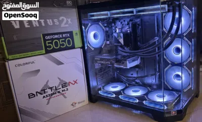 للجادين فقط GAMING PC R7 5700x / RTX5050 / RAM~16GB / M.2~512GB NVme /PSU 7OOW 2