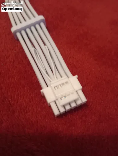 للبيع كيبل 12VHPWR (16-Pin) جديد - لون أبيض 3