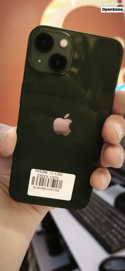 IPHONE 13 تخزين : 128G لون : أخضر بطارية : 100% الجهاز جديد فقط مفعل بدون كرتونة بسعر حرررررررررق 2