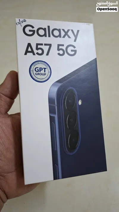 هاتف Samsung Galaxy A57 هو سامسونج لعام 2026 في الفئة المتوسطة العليا ضمان متبقي 30-06-2027 2