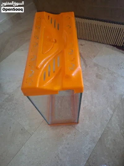 fish tank حوض سمك مستخدم استخدام يوم واحد فقط القياسات موضحه في الصوره زجاج 4