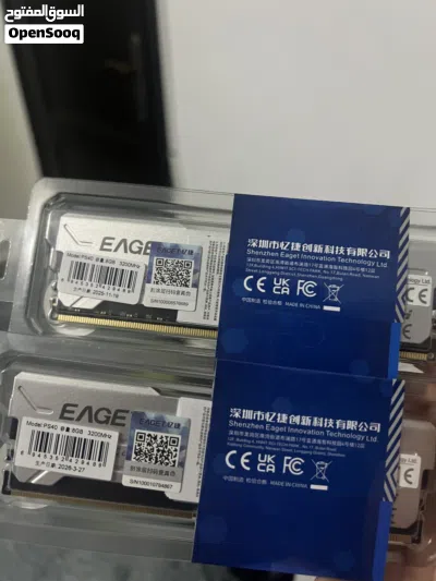 رام جديد 8*2 حبتين 8 جيجا تردد 3200 جداد eaget باقل سعر و متوفر توصيل 3