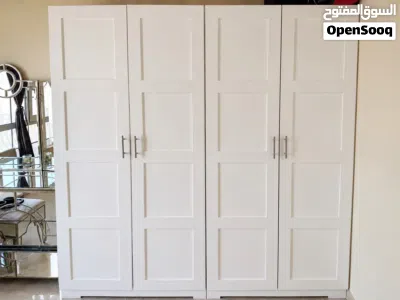 Custom White 4-Door Wardrobe – 2m Wide 2