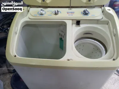 غساله الجي وغساله اندنست 10كيلو وغساله حوضين 11كيلو هونداي 4