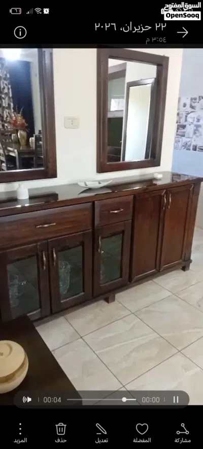 غرفه سفره مستعمل بحال الجديد 3