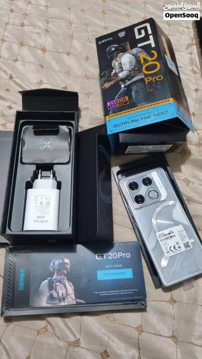 مشغل اخو الجديد GT 20 pro 5G رام 24 جيجا 256 أغراضة والكرتونه الأصلية متوفر توصيل 2