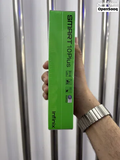 Infinix SMART 10 Plus 128GB RAM 4GB شاشة 120Hz بطارية 6000mAh سماعات مزدوجة كفالة رسمية 3