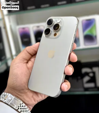 عرض خااص : iPhone 15 pro 128gb مع ضمان هاتف بحالة الوكالة نظيف جدا بدون اي مشاكل مع هديا و ملحقات 2