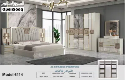 طقم غرفة نوم مزدوجة مع مرتبة طبية بسمك 12 سم Bedroom set double with medical mattress 4