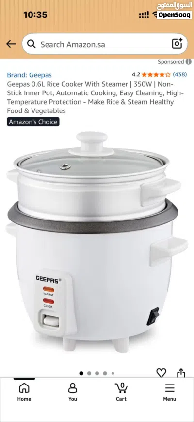 GEEPAS rice cooker 0.6L 2