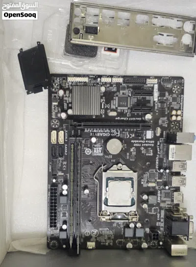 للبيع معالج i7 4790 و i3 9100f و كرت شاشه 1650 ورام ddr3 16gb و مذر بورد 4