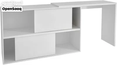 (للدراسة، المكتب المنز) L-مكتب جديد حرف L-Shape Desk (Study, Home-Office, Computer Desk) 4