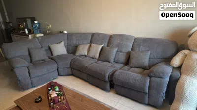 Dark grey recliner sofa 2