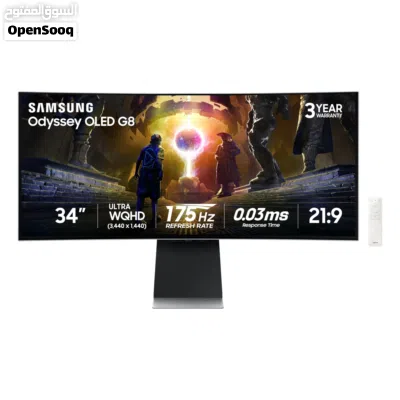 Samsung Odyssey OLED G8 34” Ultrawide Gaming Monitor (Like New) 2