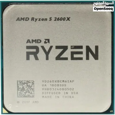 معالج AMD Ryzen 5 2600X ما شاء الله شبه جديد و نضيف او للبدل على معالج AMD Ryzen 5 3600 3