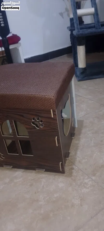خداشه حجم كبير للقطط وبيت للقطط 4