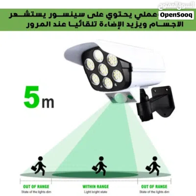 ضوء كشاف ليد على شكل كاميرا مع ريموت يعمل عالطاقه 4
